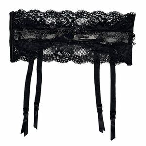 Fashion Nova Black Lace Garter Belt